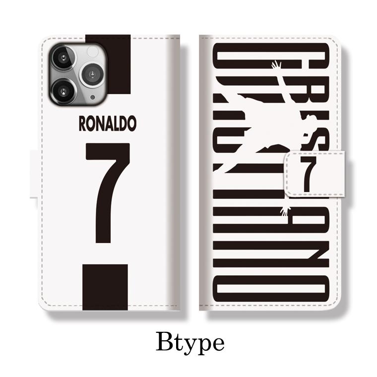 全機種対応 手帳型 iPhone14 ケース iPhone Galaxy Xperia AQUOSPHONE ロナウド RONALDO CR7 ユヴェントス レアル サッカー デザイン ポルトガル｜numbers｜03