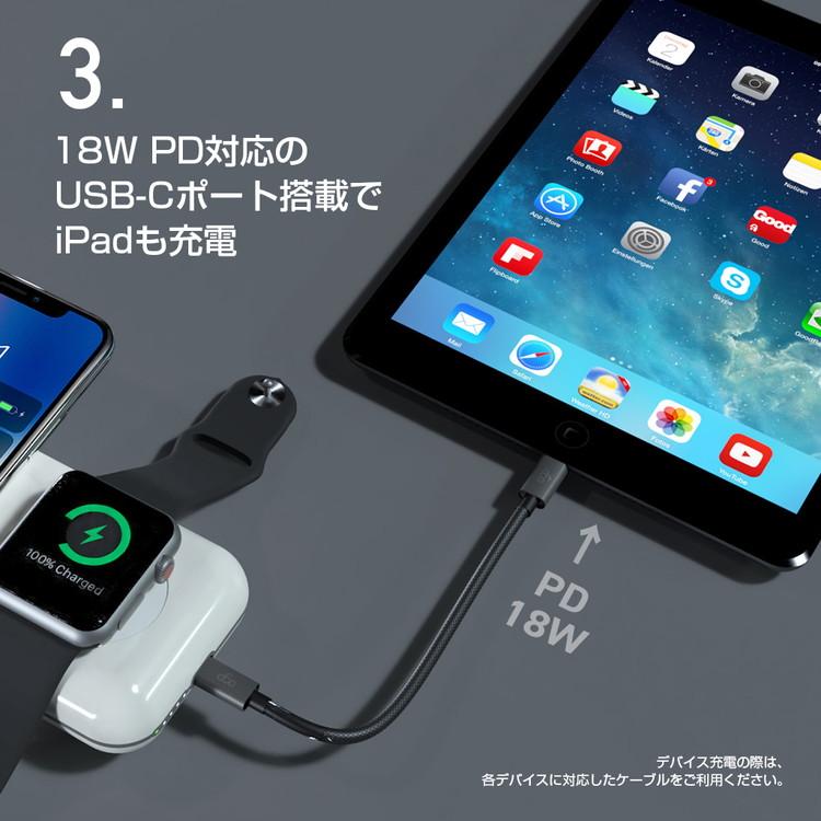 21新作モデル モバイルバッテリー 4 In 1 Airpods Iphone Apple Watch Ipad 同時充電 All In 1 For Apple mah Airally お取り寄せ セール開催中 Carlavista Com