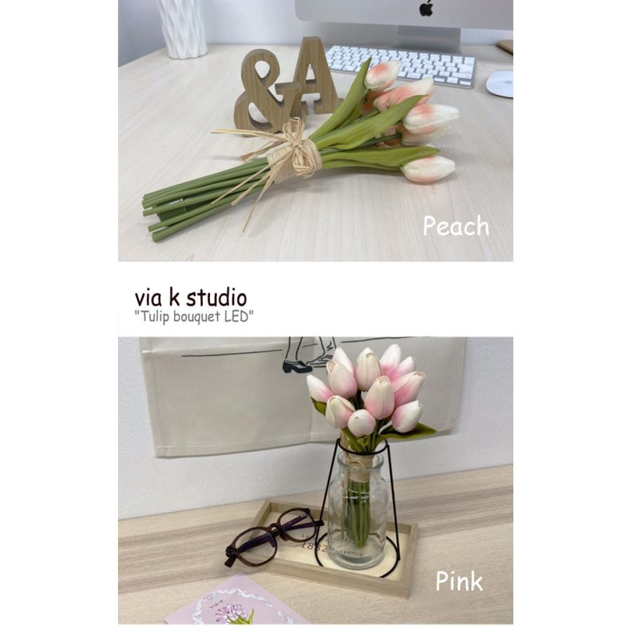 ビアケイスタジオ 造花 Via K Studio Tulip Bouquet Led チューリップ ブーケ Led Pink Peach White Orange 韓国雑貨 Acc Ac Vk Nuna ヤフー店 通販 Yahoo ショッピング