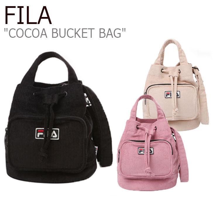 フィラ ショルダーバッグ Fila メンズ レディース Cocoa Bucket Bag ココア バケットバッグ Cream クリーム Pink ピンク Black ブラック Fs3bcc6370f バッグ Bg Fl Fs3bcc6370 Nuna ヤフー店 通販 Yahoo ショッピング