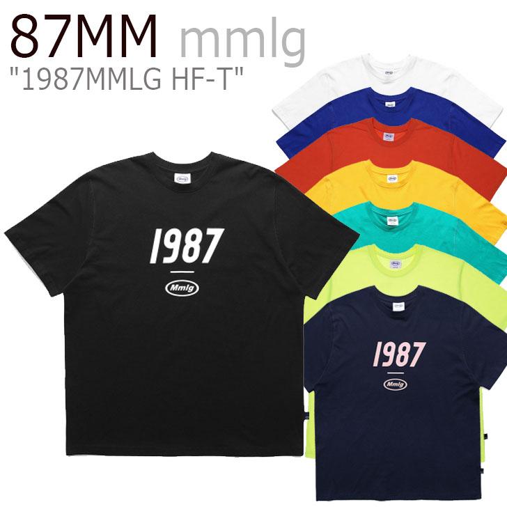87MM mmlg Tシャツ パルチルエムエム 1987MMLG HF-T ハーフT WHITE BLACK YELLOW MARINE ORANGE  GREEN NEON YELLOW PURPLE NAVY MMLG-T123 ウェア :ct-mm20-mmlgt123:nuna ヤフー店 -  