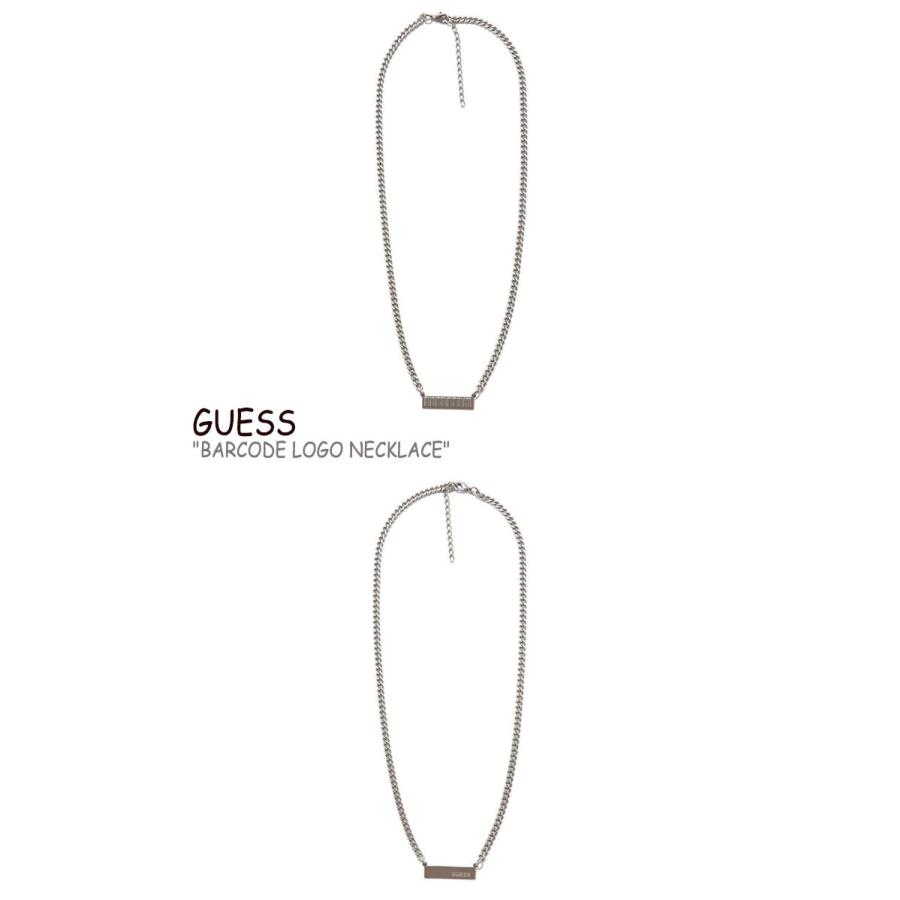 ゲス ネックレス Guess メンズ レディース Barcode Logo Necklace バーコード ロゴ ネックレス Silver シルバー 海外アクセサリー Nk5a3018 Acc Ojw Gs Nk5a3018 Nuna ヤフー店 通販 Yahoo ショッピング