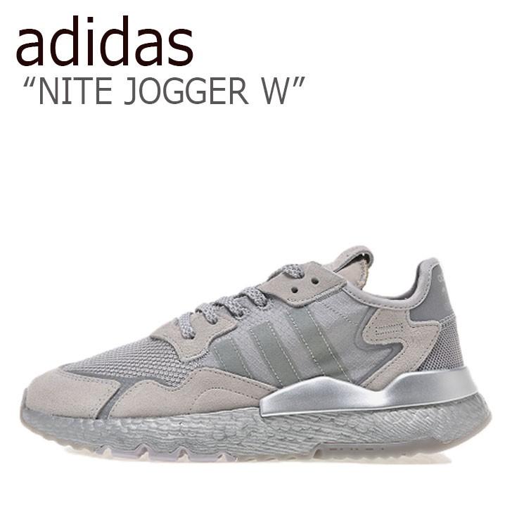 アディダス スニーカー Adidas メンズ レディース Nite Jogger W ナイト ジョガー W Grey グレー Silver シルバー Fw5466 シューズ Sn Ad Fw5466 Nuna ヤフー店 通販 Yahoo ショッピング