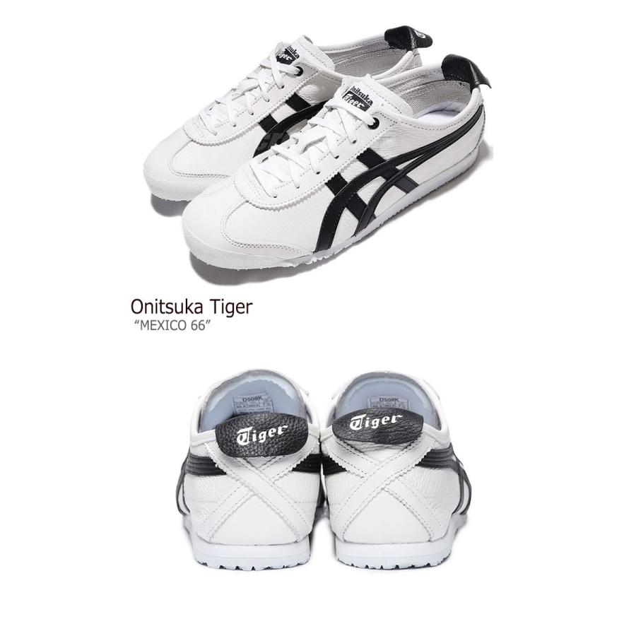 オニツカタイガー スニーカー Onitsuka Tiger メンズ レディース MEXICO 66 メキシコ66 WHITE BLACK ホワイト ブラック D508K-0190 シューズ オニツカタイガー スニーカー Onitsuka Tiger メンズ レディース MEXICO メキシコ66 WHITE BLACK ホワイト ブラック D508K