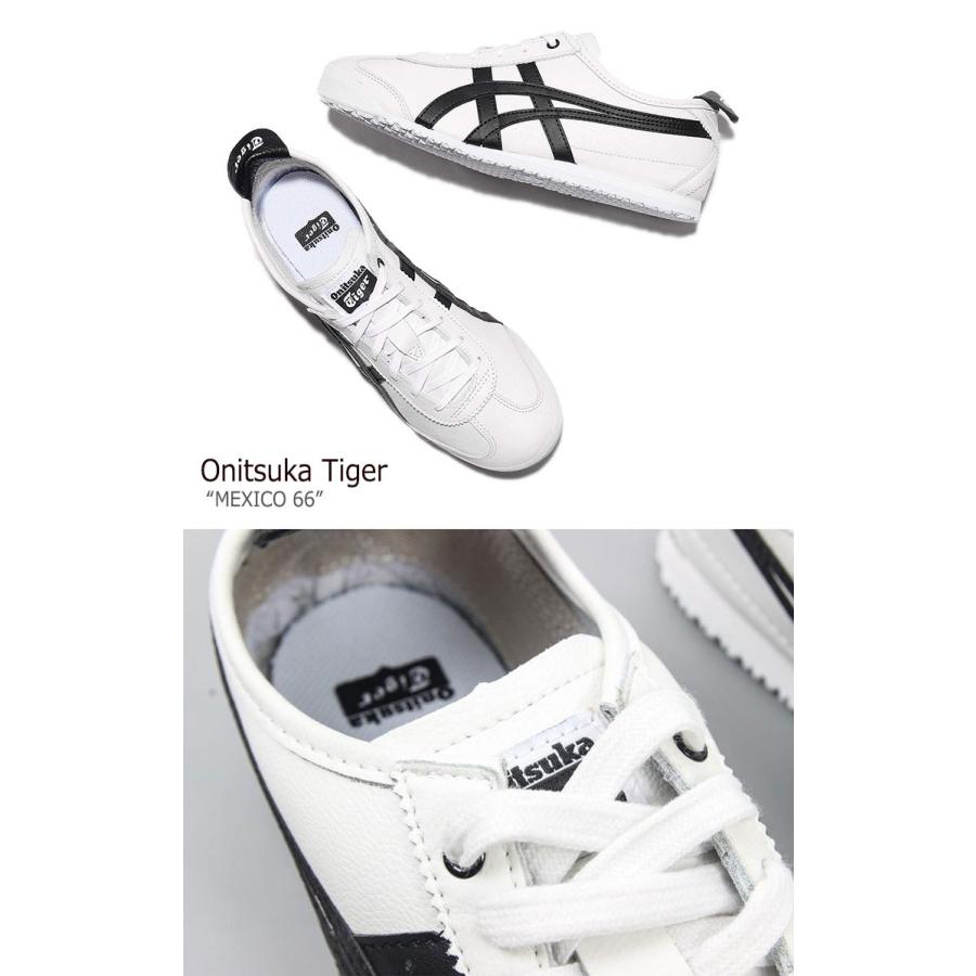 オニツカタイガー スニーカー Onitsuka Tiger メンズ レディース MEXICO 66 メキシコ66 WHITE BLACK ホワイト ブラック D508K-0190 シューズ オニツカタイガー スニーカー Onitsuka Tiger メンズ レディース MEXICO メキシコ66 WHITE BLACK ホワイト ブラック D508K