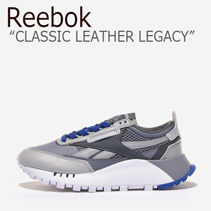 人気ブランドを リーボック スニーカー Reebok Classic Leather Legacy クラシック レザー レガシー Gray グレー Blue ブルー White ホワイト Fz0815 シューズ 数量限定 特売 Lewisfamilyinsurance Com