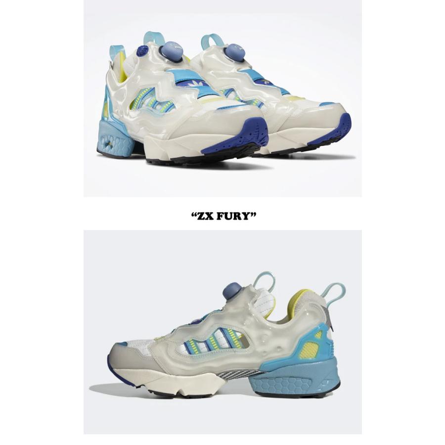 贈り物 Reebokスニーカー シューズ Gz6595 イエロー Yellow ブルー Blue ホワイト White フューリー Zx Fury Zx レディース メンズ Reebok スニーカー リーボック ランニングシューズ 人気 コラボスニーカー シューズ Dagl Tg