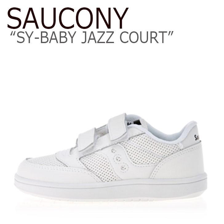 サッカニー スニーカー Saucony キッズ Kid Sy Baby Jazz Court ベイビー ジャズコート 子供用 White ホワイト St シューズ Sn Sc St Nuna ヤフー店 通販 Yahoo ショッピング