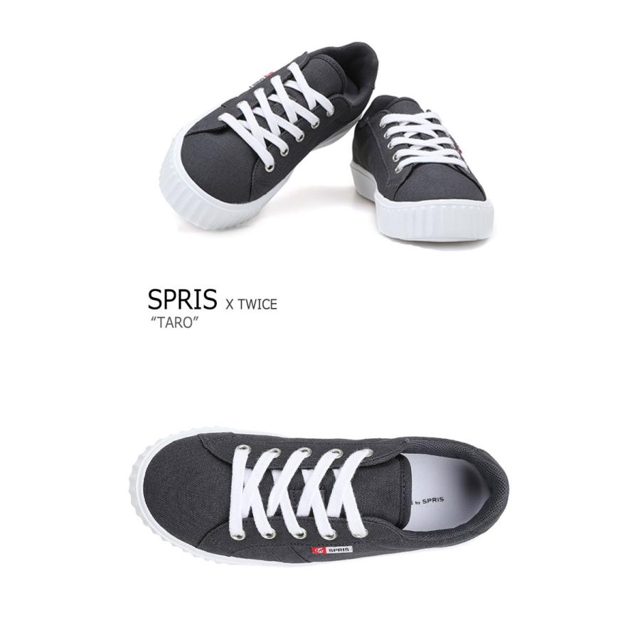スプリス Twice スニーカー Spris メンズ レディース トゥワイス タロ Twice Taro Charcoal チャコール Fscng3u54m1 シューズ Sn Sr Twtrch Nuna ヤフー店 通販 Yahoo ショッピング