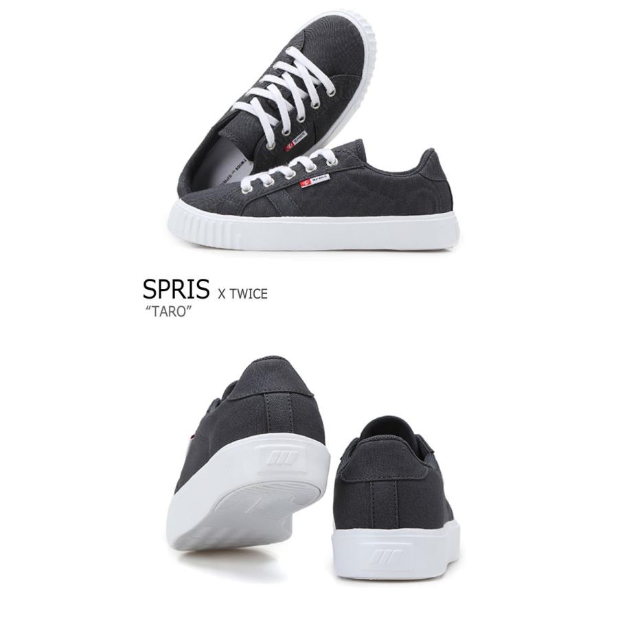 スプリス Twice スニーカー Spris メンズ レディース トゥワイス タロ Twice Taro Charcoal チャコール Fscng3u54m1 シューズ Sn Sr Twtrch Nuna ヤフー店 通販 Yahoo ショッピング