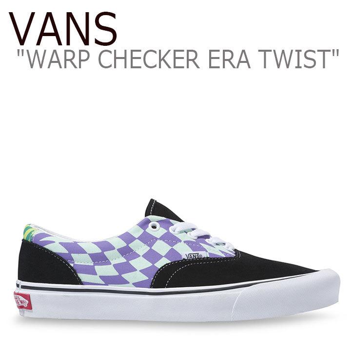 purple and green checkered vans
