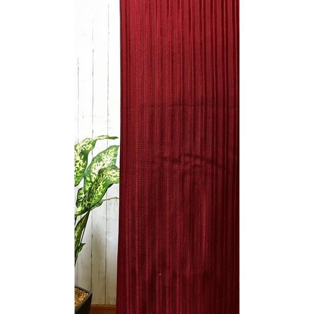 cloth shop 布や 縮み織り無地 レッド カーテン 生地 切売り 布 端切れ