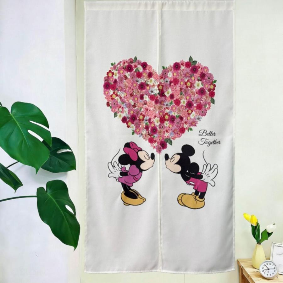 Disney（ディズニー） のれん おしゃれ レース キティ ミッキー