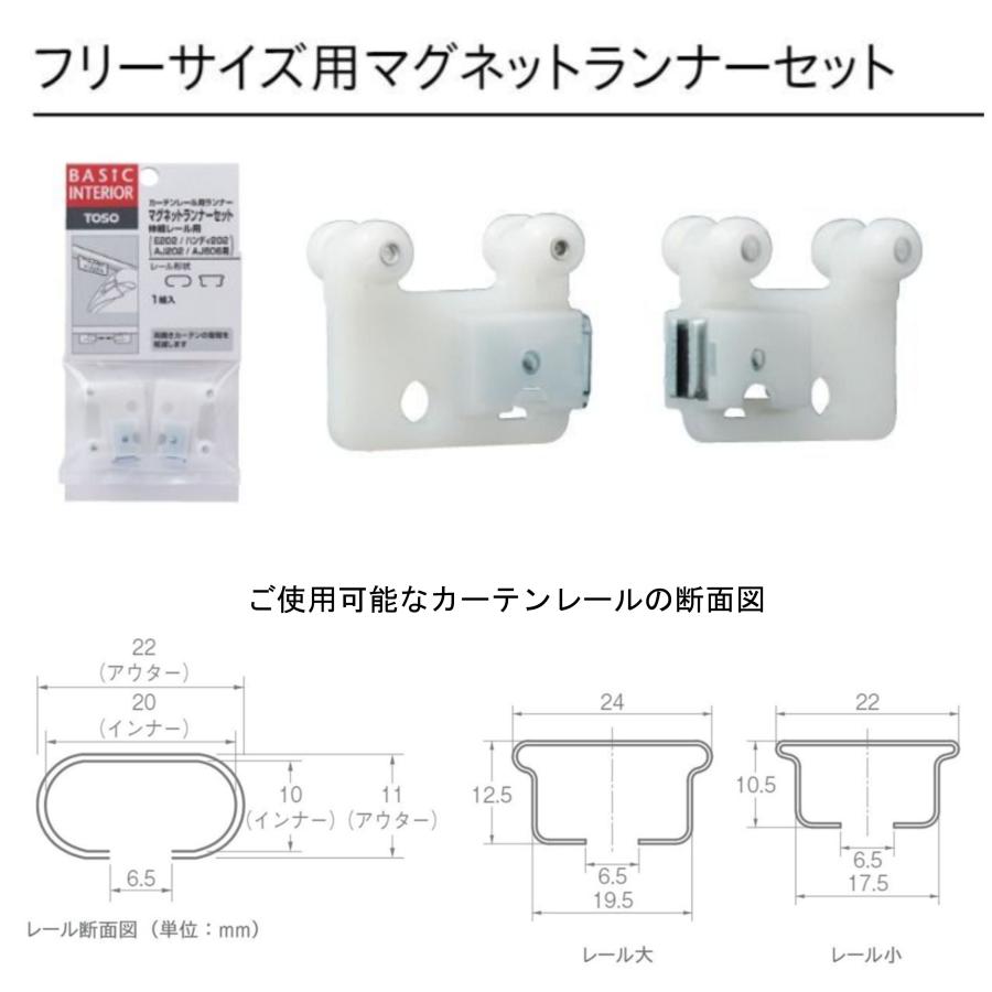 cloth shop 布や カーテンランナー カーテンレールランナー 種類 交換