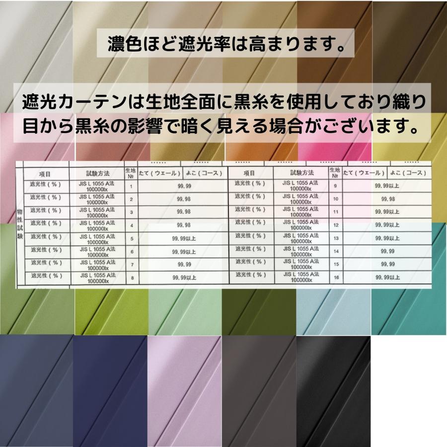 日本製 カーテン 1級 遮光 一部2級 100サイズ 断熱 保温 幅 100 cm 2