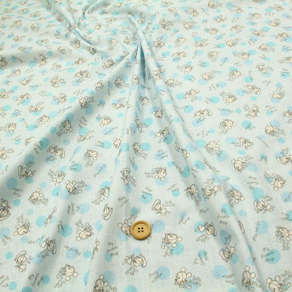 ミッキーマウス Baby Boy ダブルガーゼ生地 ハンドメイド ディズニー Mickey Disney マスク スタイ ベビー 50cm単位 009 36 G7401 1 生地通販 布1000ネット ヤフー店 通販 Yahoo ショッピング