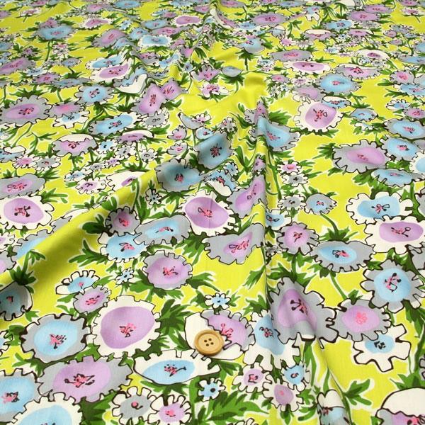 ハグルマの花 80サテン生地 ハンドメイド 雑貨 インテリア花柄 エプロン スカート ワンピース 50cm単位 055 31 Lr3039 生地通販 布1000ネット ヤフー店 通販 Yahoo ショッピング