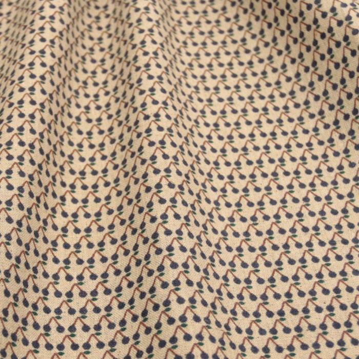 生地 布地 布 無料レシピ有 さくらんぼ SashikoMoyo 綿麻キャンバス  