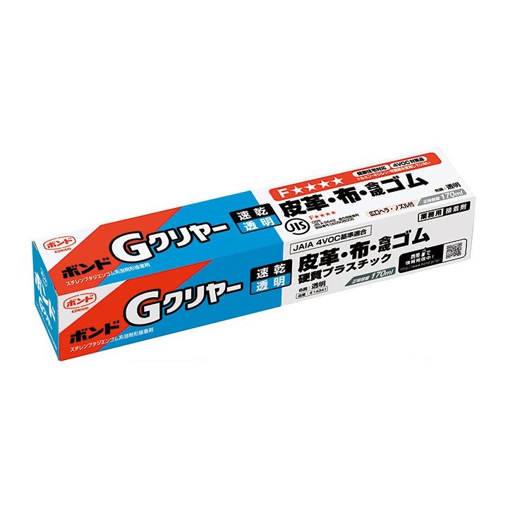 ［新品未使用］大容量 コニシ ボンド Gクリヤー 170ml×120本 コニシ ボンド Gクリヤー170ml 皮革・布の接着に最適 [G-CLEAR170