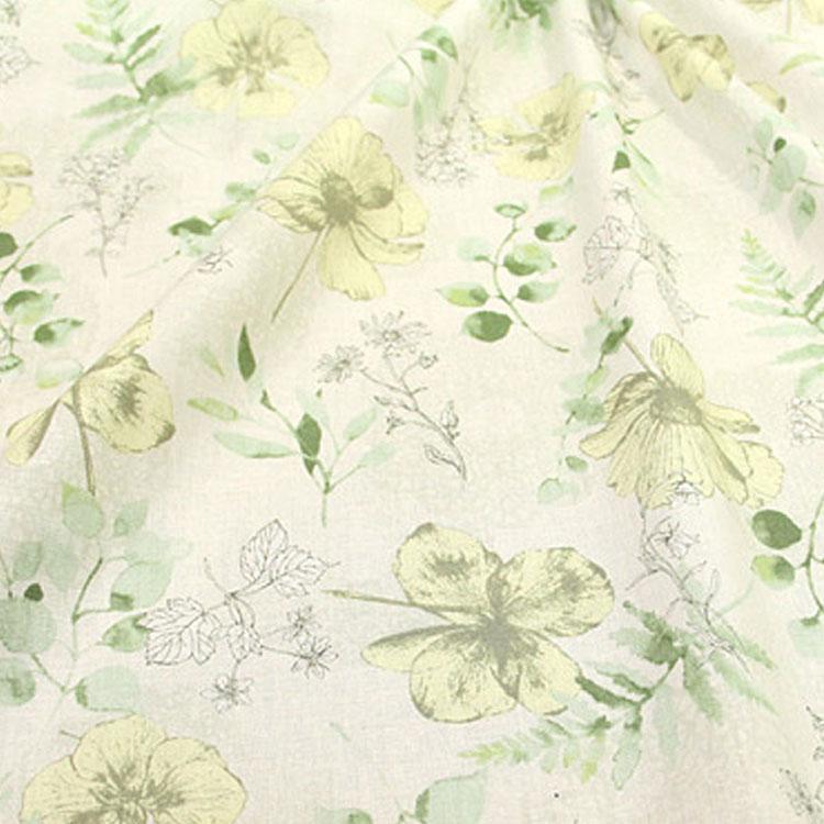 生地 布 Fantasticflowers シーチング生地 再入荷5回目 花柄 ファンタジー ボタニカル ブラウス チュニック シャツ メルマガ商品 50cm単位 055 17 Ap 1 布ある暮らしヤフー店 通販 Yahoo ショッピング