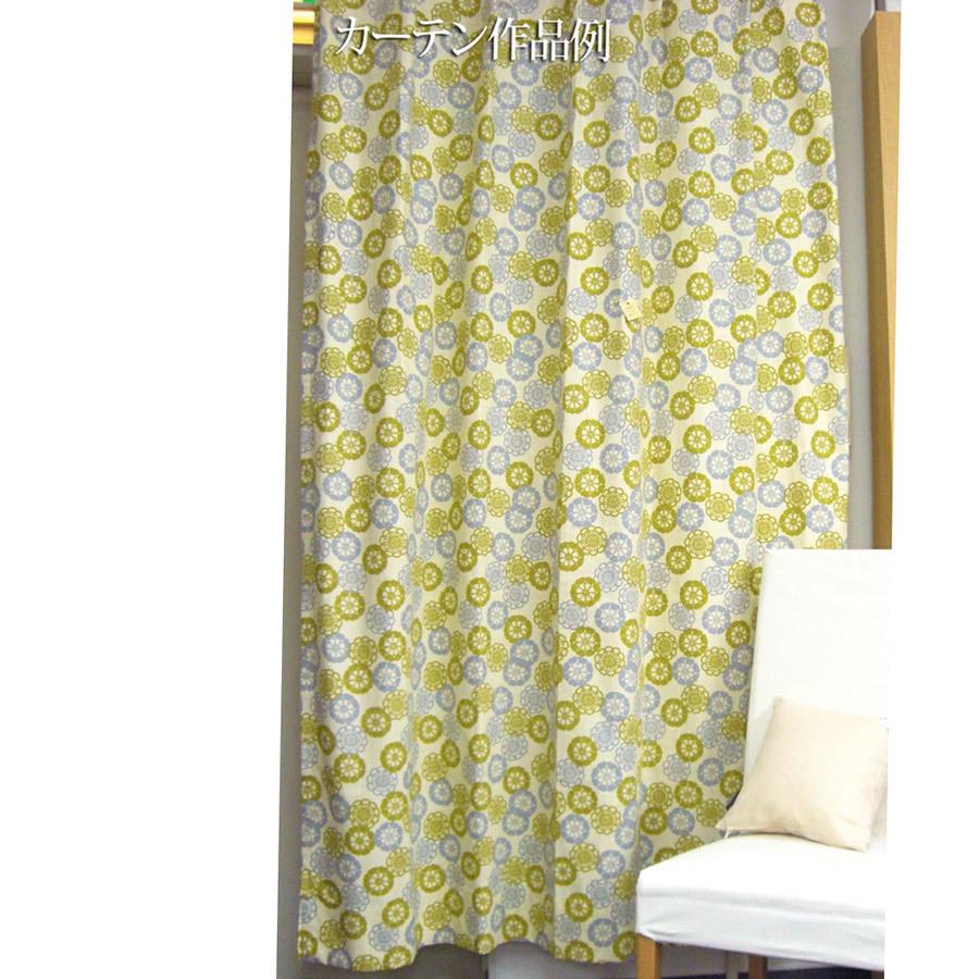 和柄コットン生地 花ぐるま 150cm幅(グレージュ) 10cm単位 切り売り |  | 10