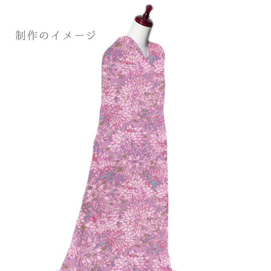 コットン生地 大輪のファンタジー(ローズグレージュ) 10cm単位 切り売り |  | 06