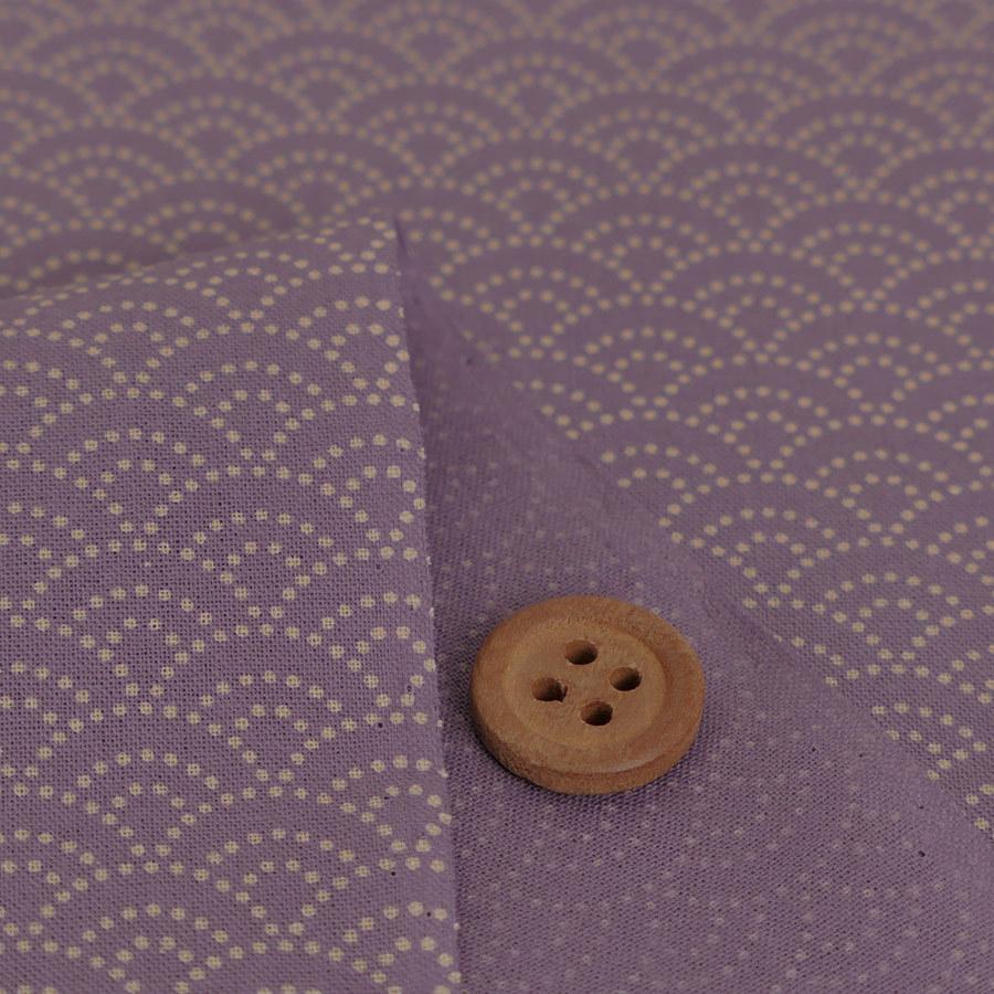 和風コットン生地 青海波(薄紫) 10cm単位 切り売り |  | 01