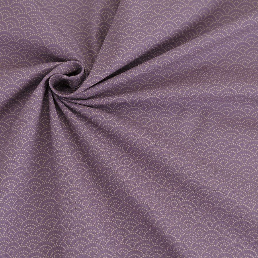 和風コットン生地 青海波(薄紫) 10cm単位 切り売り |  | 04