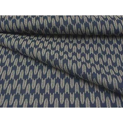 和柄コットン生地・矢絣(藍色) 10cm単位 切り売り | 