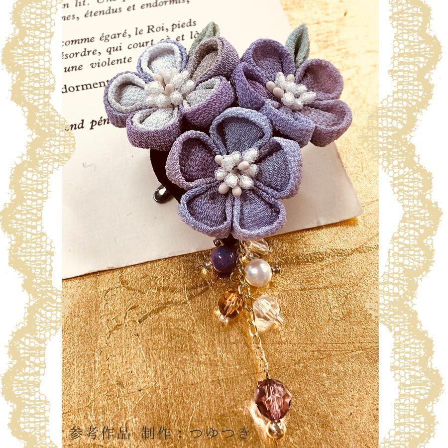 一越ちりめん生地 つゆつき・ぼかし柄5色セット 約32×25cm |  | 07