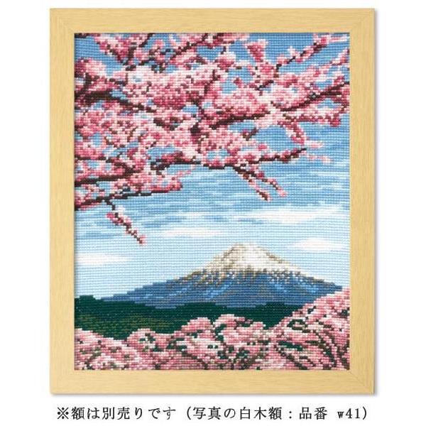 クロスステッチキット・桜と富士山 : 布がたり ヤフー店 - 通販