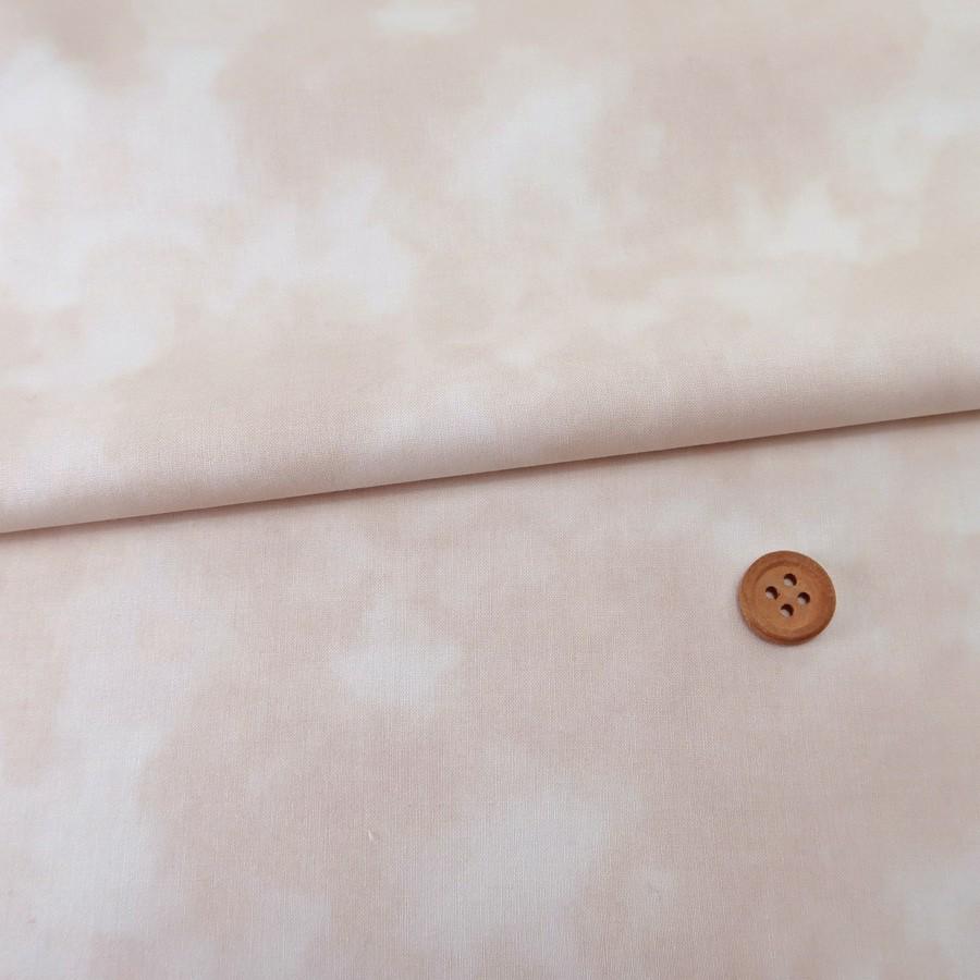 コットン生地 グラデーション ムラ染めぼかし(ライトベージュ) 10cm単位 切り売り | 