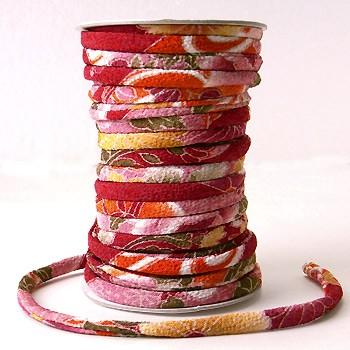 ちりめん丸ひも 柄 ５ミリ 実寸約5 6ミリ 菊水 赤 Hiu5 113a 布がたり ヤフー店 通販 Yahoo ショッピング