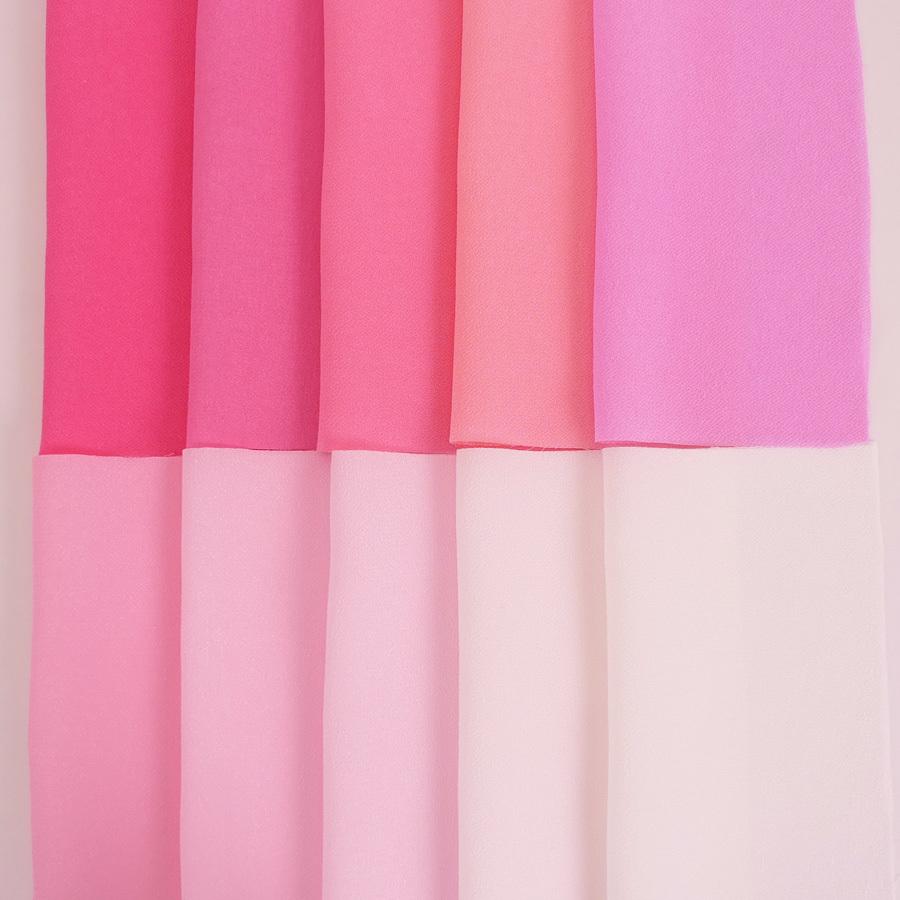 一越ちりめん ピンク+白10色セット/約22×20cm |  | 05