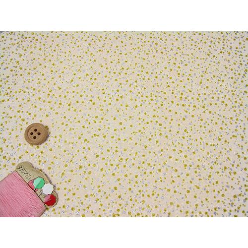 ちりめん生地・金銀あられ(きなり) 10cm単位 切り売り |  | 02