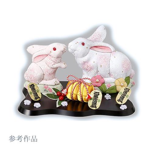 ちりめん生地・桜灯り(ピンク) 10cm単位 切り売り |  | 05