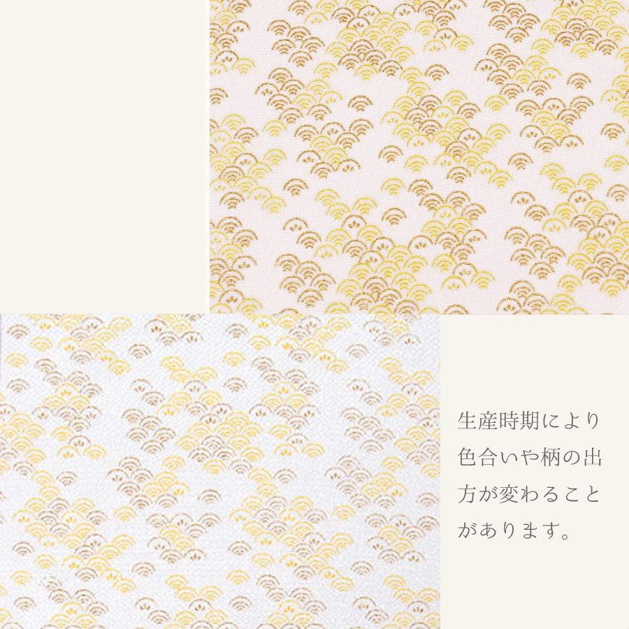 ちりめん生地・かすみ青海波(きなり) 10cm単位 切り売り |  | 05