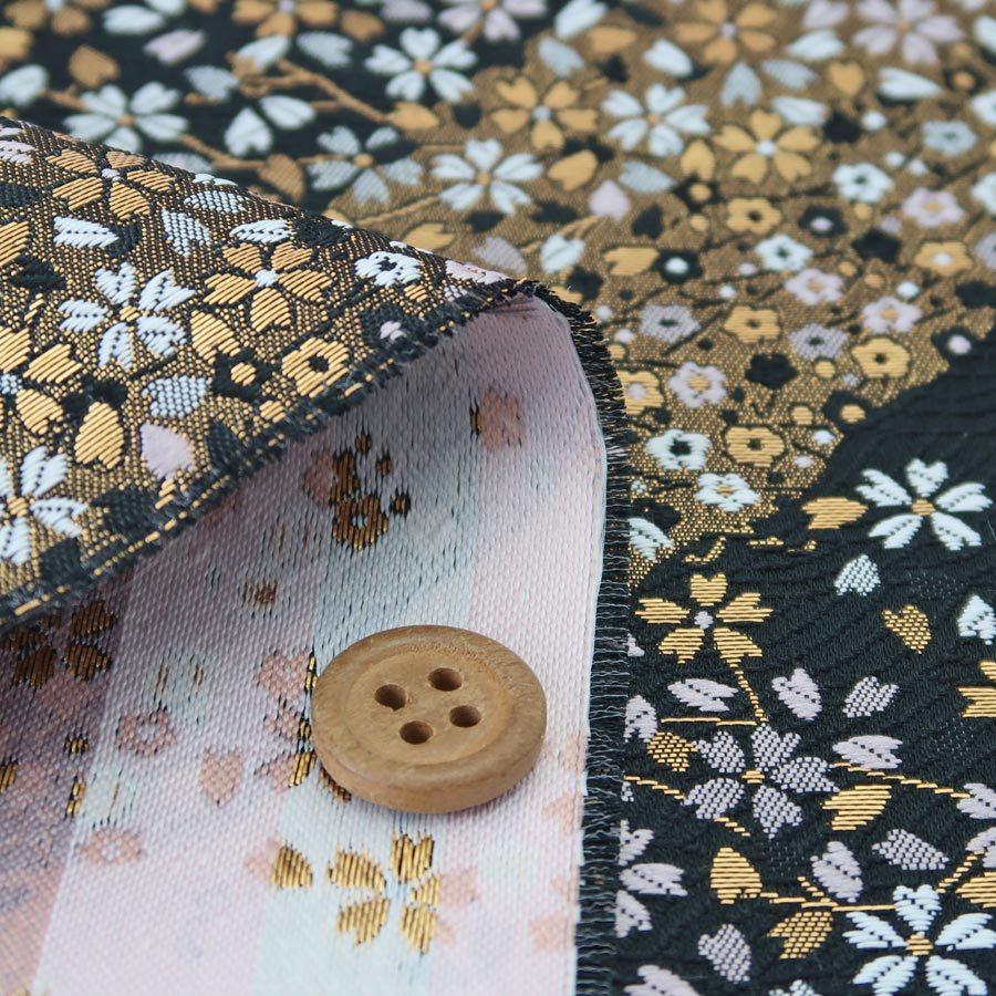 影桜　金焼物　家紋 家紋シール 細川忠興 桜(細川桜） 10cm x KS10-3230-01 金紋