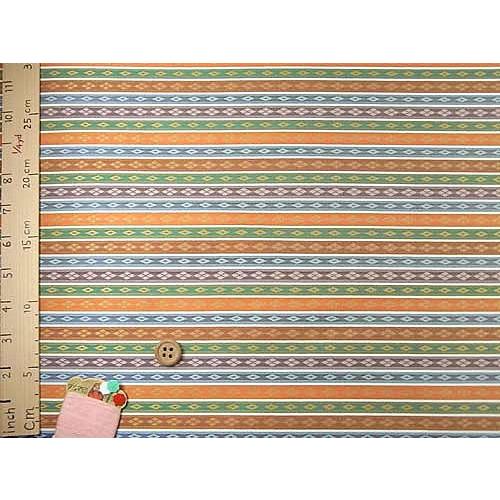 金襴生地(金らん)繧繝(うんげん)柄 10cm単位 切り売り : 布がたり