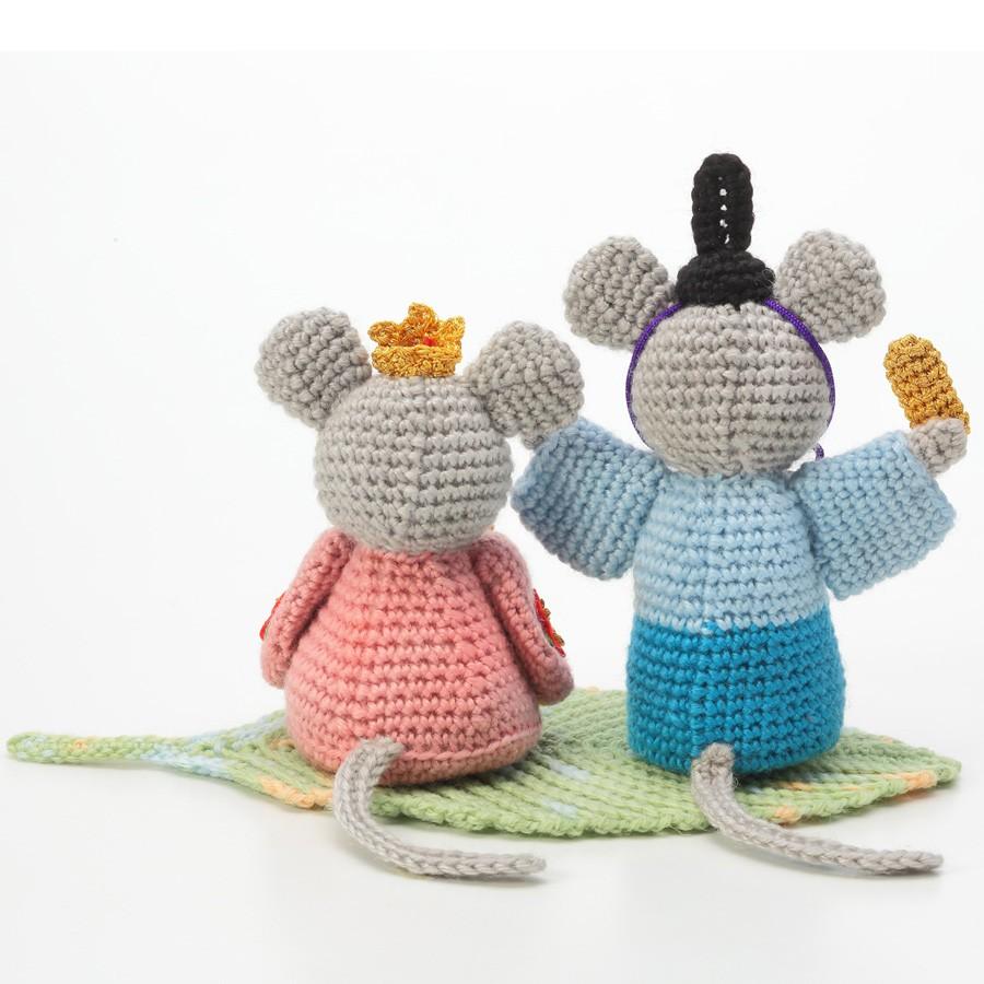 ひな祭り 編みぐるみ キット・雛ねずみ : 布がたり ヤフー店 - 通販