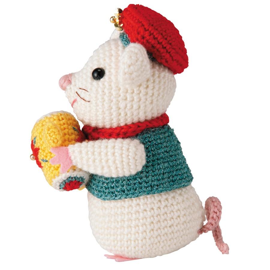 子年 干支編みぐるみキット 大黒天の白ねずみ Mk86 布がたり ヤフー店 通販 Yahoo ショッピング