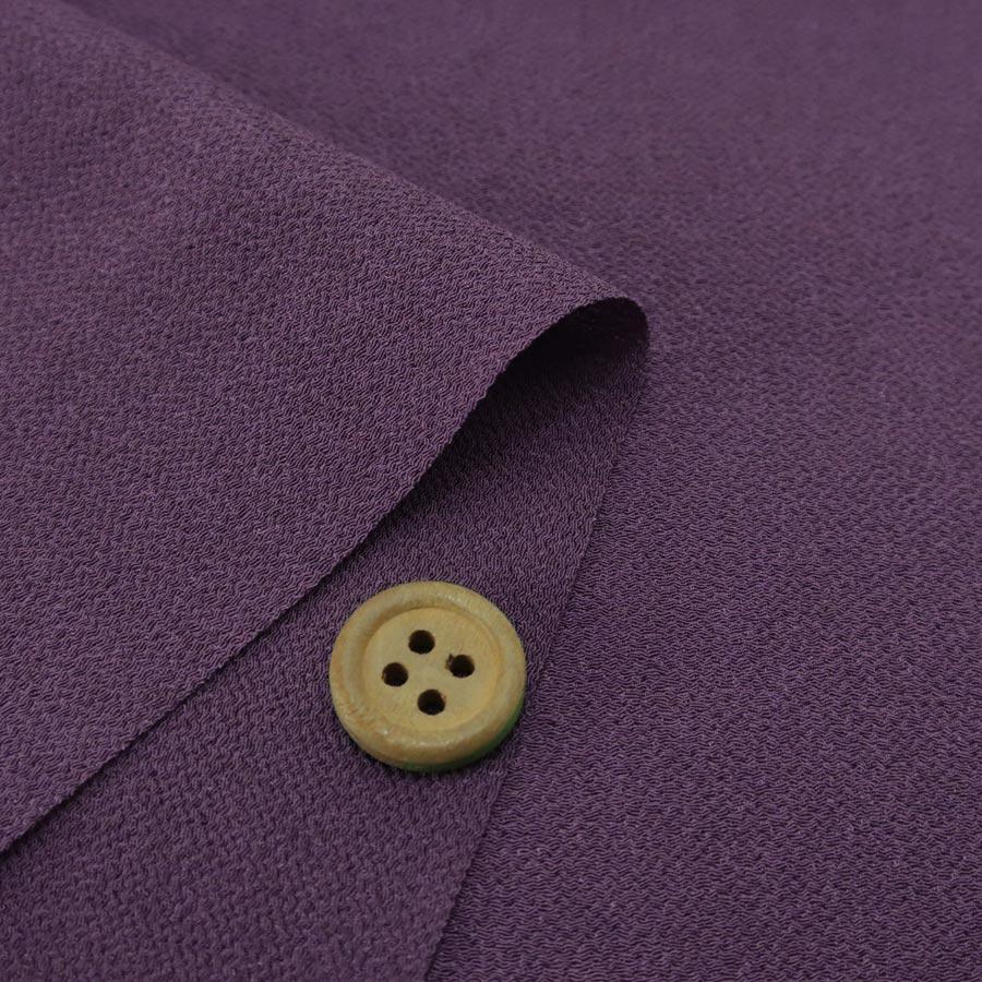 無地一越ちりめん(滅紫/けしむらさき) 10cm単位 切り売り : 布がたり