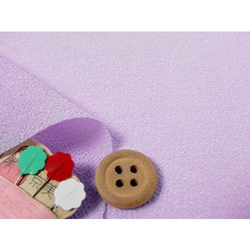 無地一越ちりめん(淡藤) 10cm単位 切り売り |  | 01