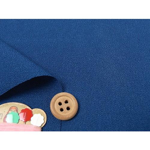 無地一越ちりめん(薄紺) 10cm単位 切り売り |  | 01