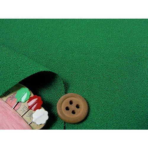無地一越ちりめん(常緑) 10cm単位 切り売り |  | 01