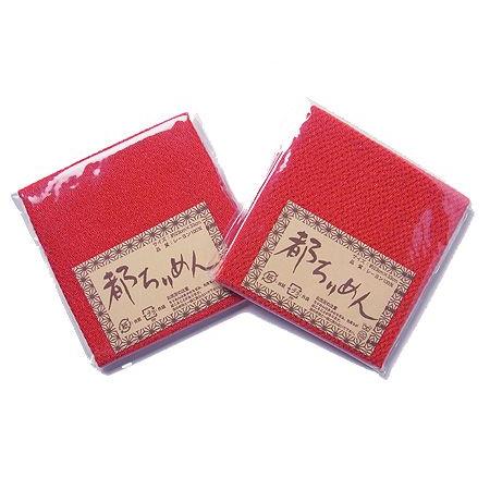 ちりめんカットクロス・無地（赤）23×33cm | 