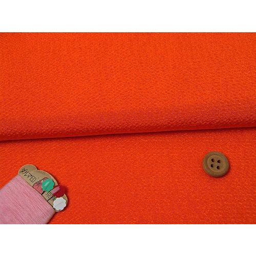 ちりめんカットクロス・無地（柿色）23×33cm |  | 01