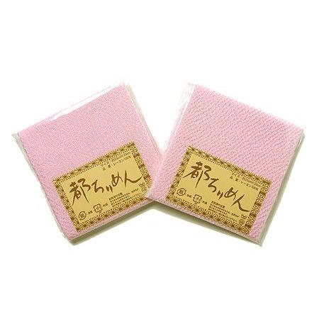 ちりめんカットクロス・無地（もも色）23×33cm | 