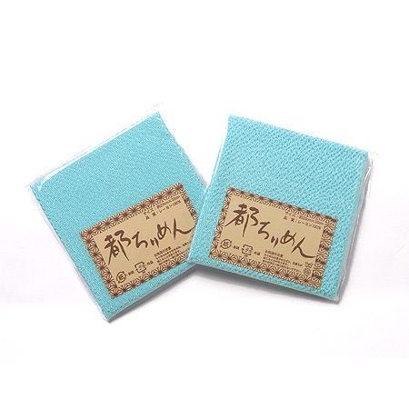 ちりめんカットクロス・無地（空色）23×33cm | 