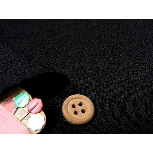 ちりめんカットクロス・無地（黒）23×33cm |  | 02